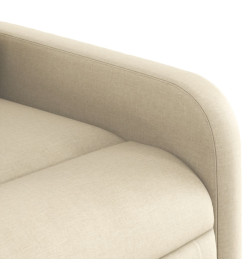 Fauteuil inclinable Crème Tissu