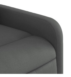 Fauteuil inclinable Gris foncé Tissu