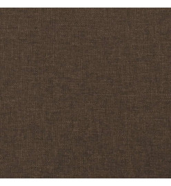 Cadre de lit Marron foncé 180x200 cm Tissu