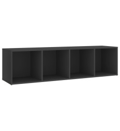 Ensemble de meubles TV 4 pcs Gris Aggloméré