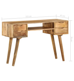 Bureau Bois de manguier massif 115 x 47 x 76 cm