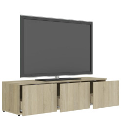 Meuble TV Chêne sonoma 120x34x30 cm Aggloméré