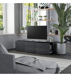 Meuble TV Gris 120x34x30 cm Aggloméré