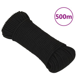 Corde de travail Noir 5 mm 500 m Polyester