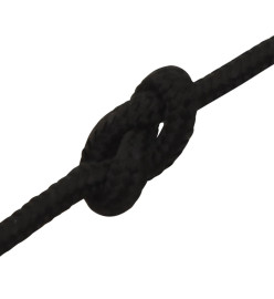 Corde de travail Noir 5 mm 500 m Polyester