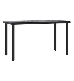 Ensemble à manger de jardin et coussins 7 pcs marron rotin