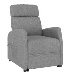 Fauteuil Gris clair Tissu