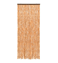 Moustiquaire Ocre et blanc 56x185 cm Chenille