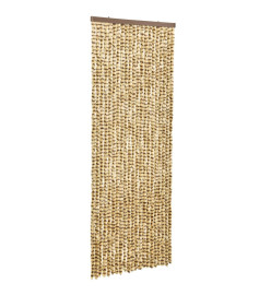 Moustiquaire Beige et marron 56x185 cm Chenille