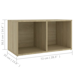 Ensemble de meubles TV 3 pcs Chêne sonoma Aggloméré