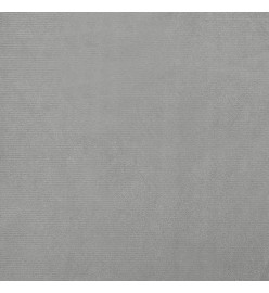 Canapé pour enfants gris clair 100x50x26 cm velours