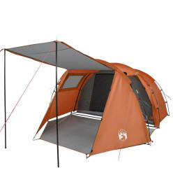 Tente de camping 4 personnes 420x260x153 cm taffetas 185T