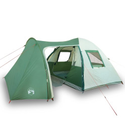 Tente de camping 6 personnes vert 466x342x200 cm taffetas 185T