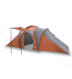 Tente de camping 6 personnes 576x238x193 cm taffetas 185T