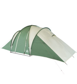 Tente de camping 6 personnes vert 576x238x193 cm taffetas 185T