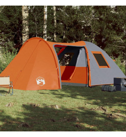 Tente de camping 6 personnes 466x342x200 cm taffetas 185T