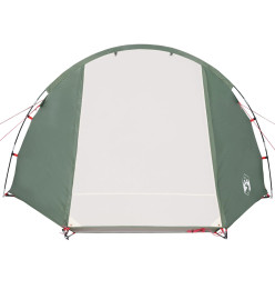 Tente de camping 4 personnes vert 420x260x153 cm taffetas 185T