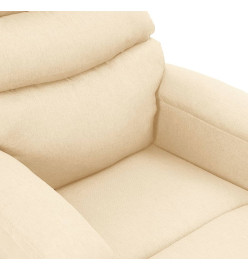 Fauteuil de massage Crème Tissu