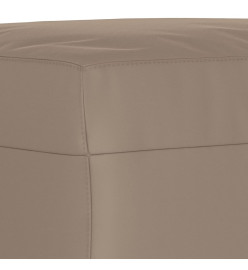 Banc Taupe 100x35x41 cm Tissu microfibre