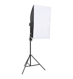 Kit de studio photo 6 pcs avec éclairage et boîtes à lumière