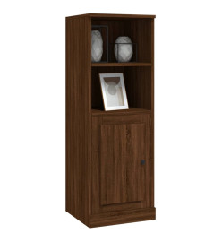 Buffet haut chêne marron 36x35,5x103,5 cm bois d'ingénierie