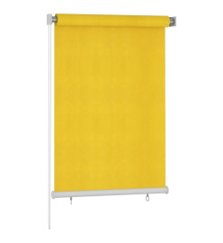 Store roulant d'extérieur 100x140 cm Jaune PEHD