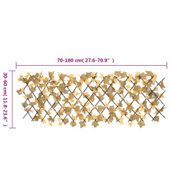  Treillis de feuille d'érable artificiel extensible 5 pcs