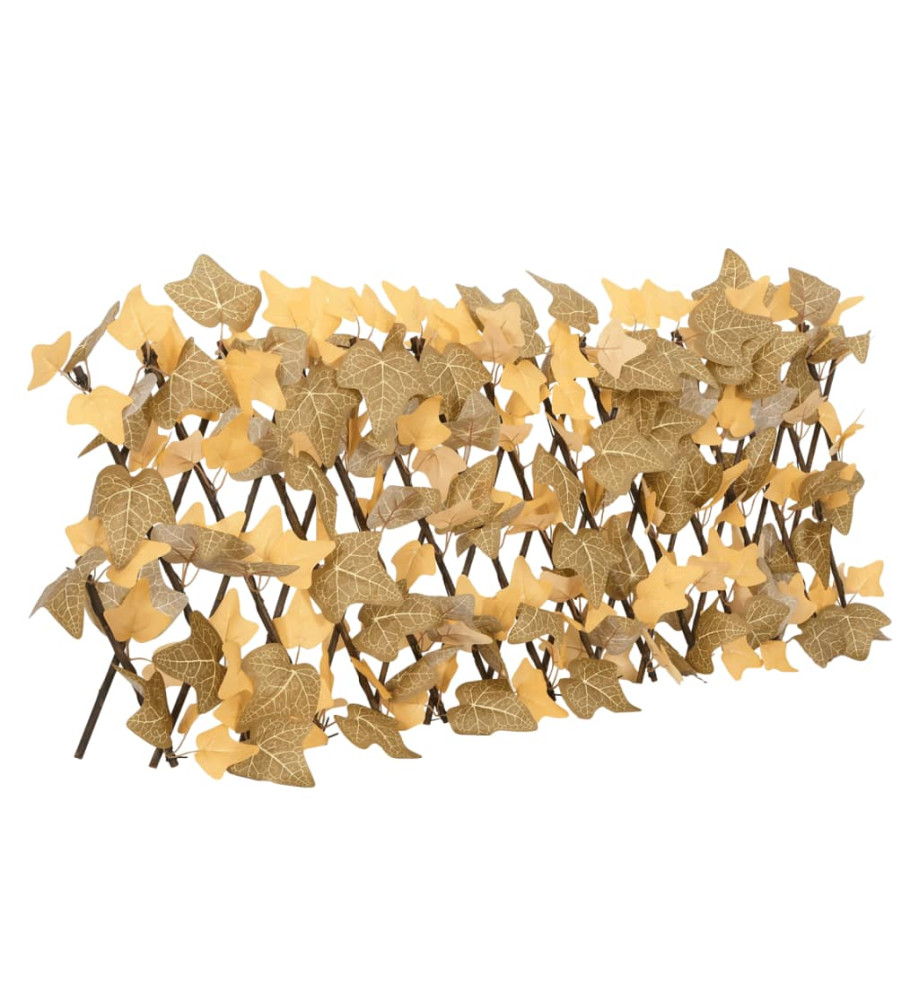  Treillis de feuille d'érable artificiel extensible 180x30 cm