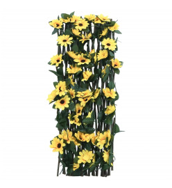  Treillis de lierre artificiel extensible 5 pcs jaune 180x60 cm