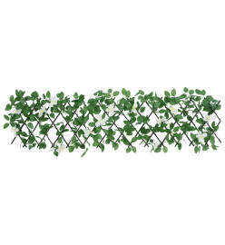 Treillis de lierre artificiel extensible vert 5 pcs 180x30 cm