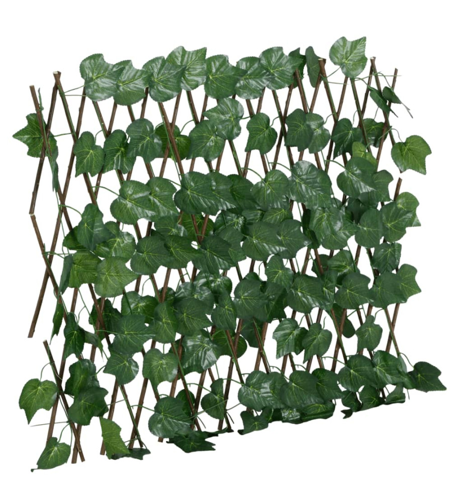  Treillis de feuille de vigne artificiel extensible 190x60 cm