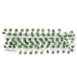  Treillis de feuille de vigne artificiel extensible 190x60 cm