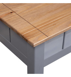 Table basse Gris 100x60x45 cm Pin massif Assortiment Panama