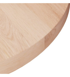 Dessus de table rond Ø30x2,5 cm Bois de chêne massif non traité