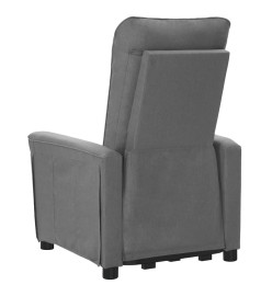 Fauteuil de massage inclinable Gris clair Tissu