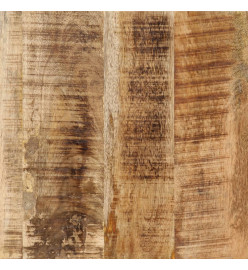 Coiffeuse 105x35x75 cm bois de manguier massif brut et fer