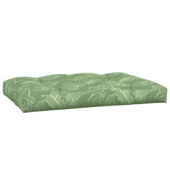 Coussins de palette lot de 3 motif de feuilles tissu