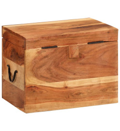 Boîte de rangement 39x28x31 cm Bois massif d'acacia