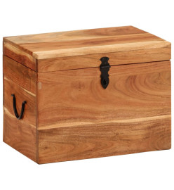 Boîte de rangement 39x28x31 cm Bois massif d'acacia