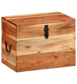 Boîte de rangement 39x28x31 cm Bois massif d'acacia