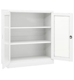 Armoire de bureau Blanc 90x40x105 cm Acier