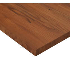 Dessus de table carré Marron foncé70x70x2,5cm Bois chêne traité