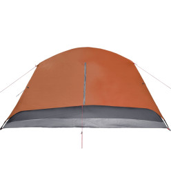 Tente de camping 6 personnes 412x370x190 cm taffetas 190T