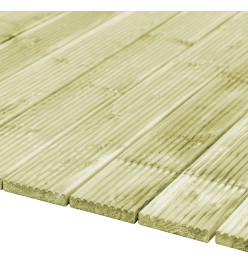 Panneaux de terrasse 24 pcs 3,48 m² 1 m Pin massif imprégné