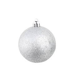 Ensemble de boules de Noël 100 pcs 3/4/6 cm Argenté