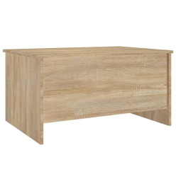 Table basse Chêne sonoma 80x55,5x41,5 cm Bois d'ingénierie