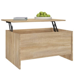 Table basse Chêne sonoma 80x55,5x41,5 cm Bois d'ingénierie