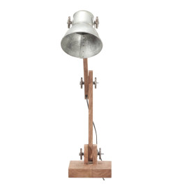 Lampe de bureau industrielle Argenté Rond 58x18x90 cm E27