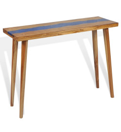 Table console Teck Résine 100 x 35 x 75 cm