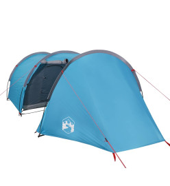 Tente de camping 4 personnes bleu 405x170x106 cm taffetas 185T